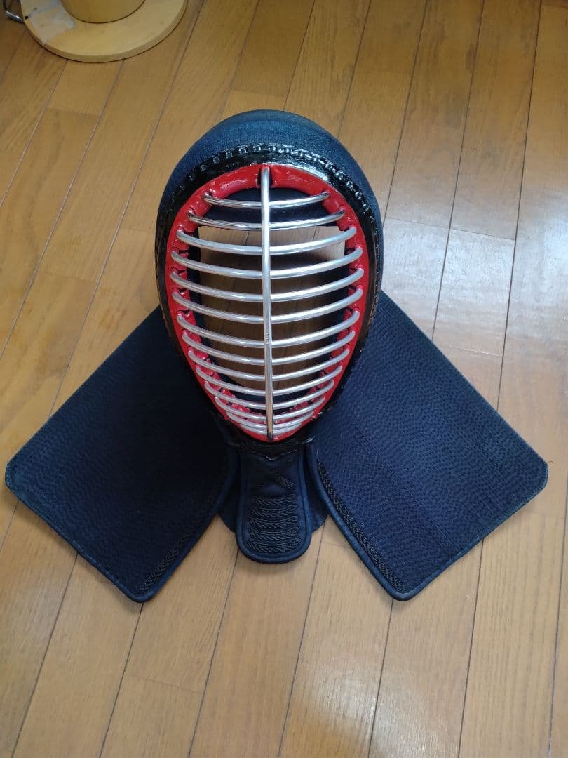 剣道 西都面70 顎ヘリ紺鹿革