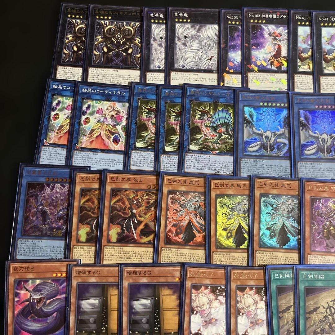 遊戯王　巳剣デッキ　EXデッキ付き　ガチ構築