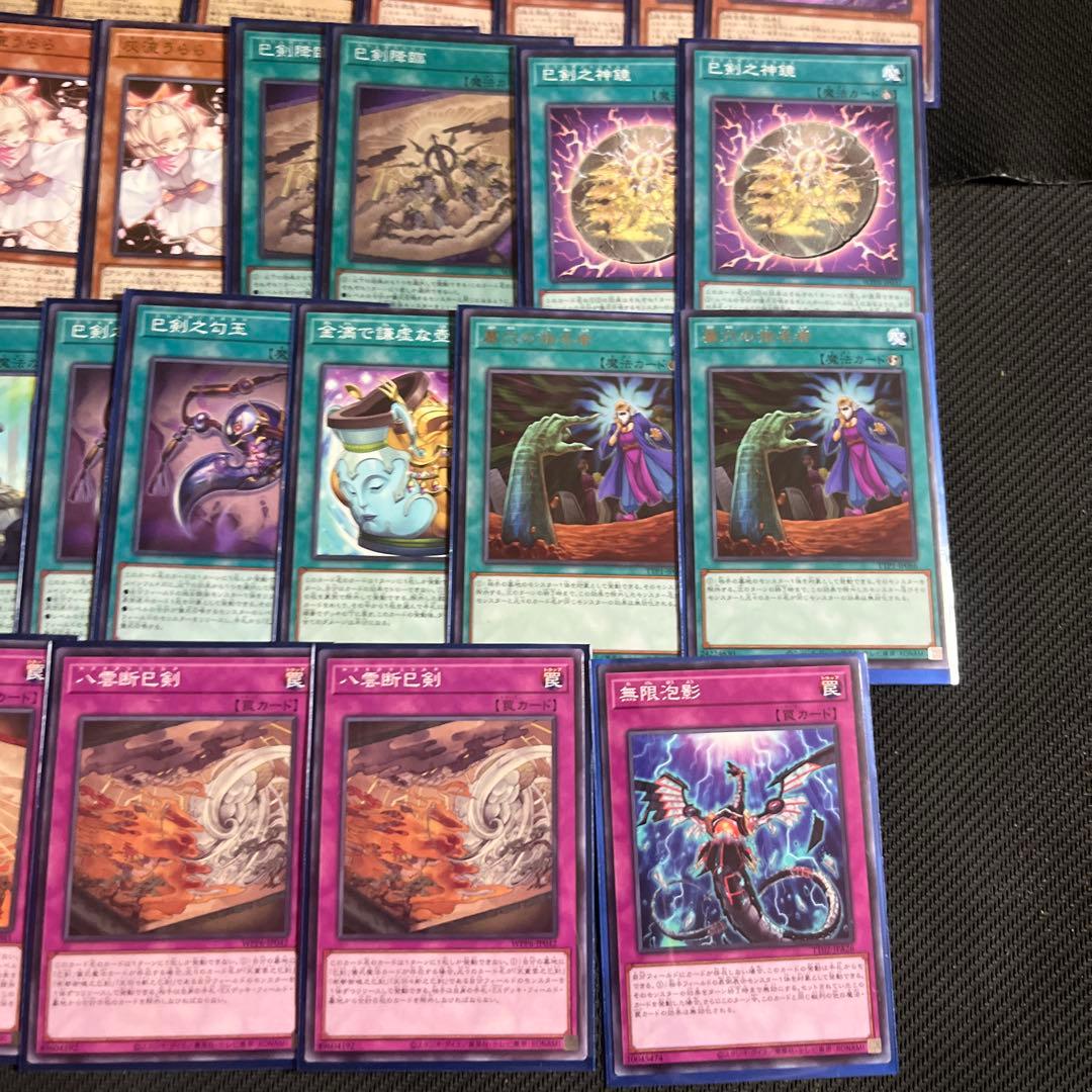 遊戯王　巳剣デッキ　EXデッキ付き　ガチ構築