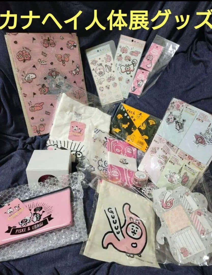 ★新品未開封激レア 会場限定（非売品含む)グッズ21点セットカナヘイ人体展