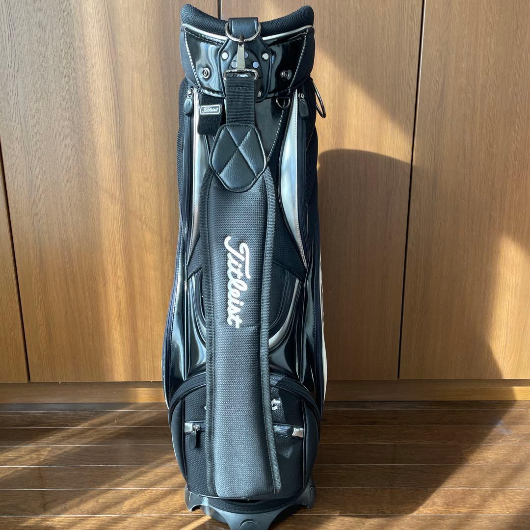 【タイトリスト定番カラー】Titleist キャディバッグ 黒白 そこそこ美品！