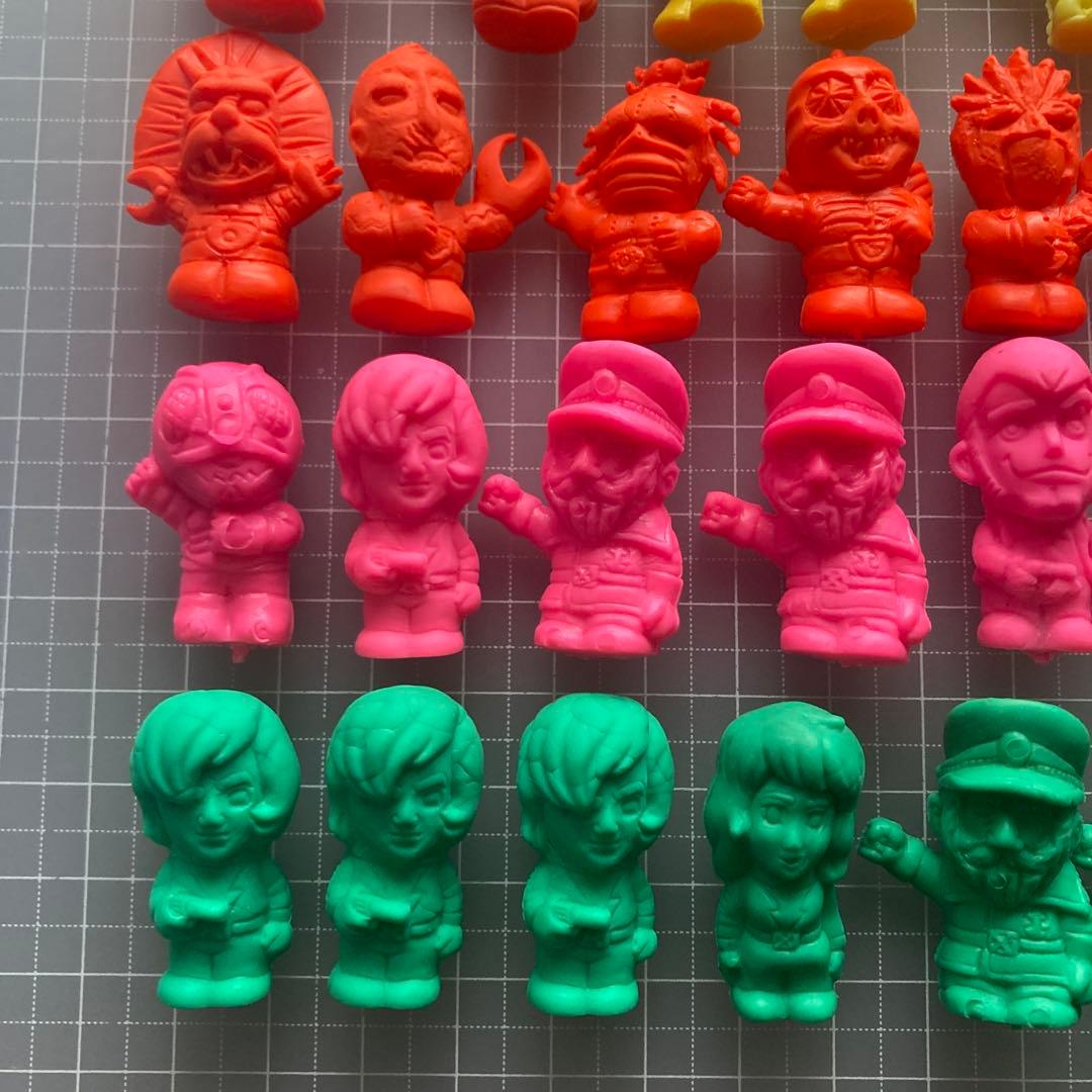 スパイダーマン ポパイ ウルトラマン 怪獣 怪人 消しゴム パチ消し フィギュア