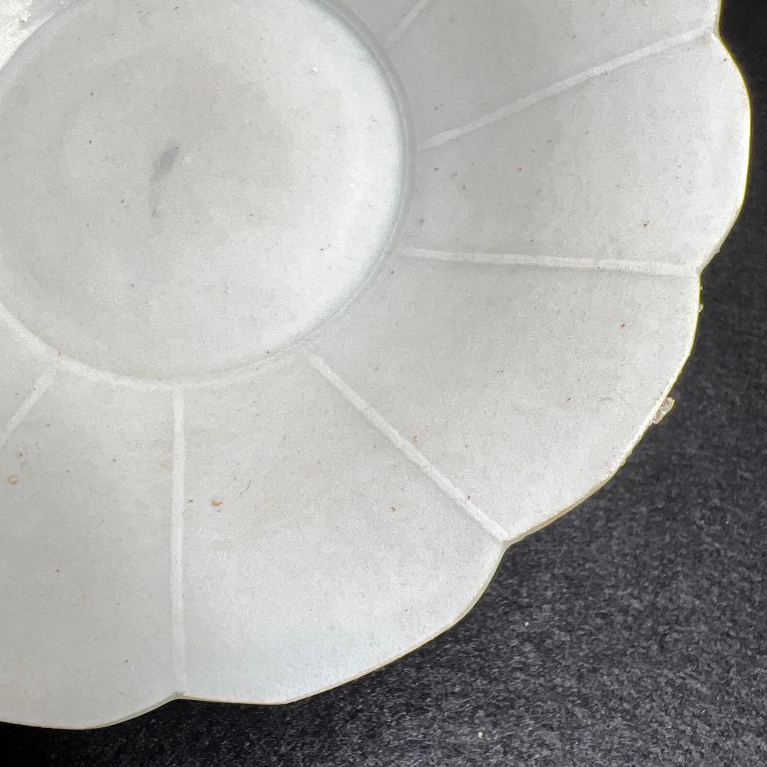 中国宋時代　青白磁薄手皿　幅約12.8㎝　東Y7-1226☆2Fタカサ