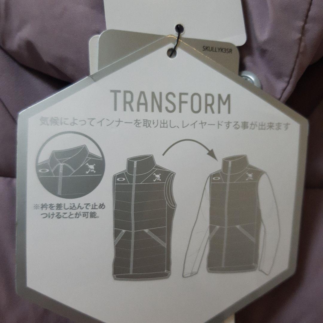 新品　オークリーゴルフ　2way トランスフォームダウンベスト　メンズジャケット
