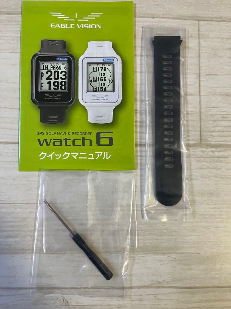 ラウンド用品・アクセサリー EAGLEVISION GPS GOLF NAVI WATCH6 EV-236