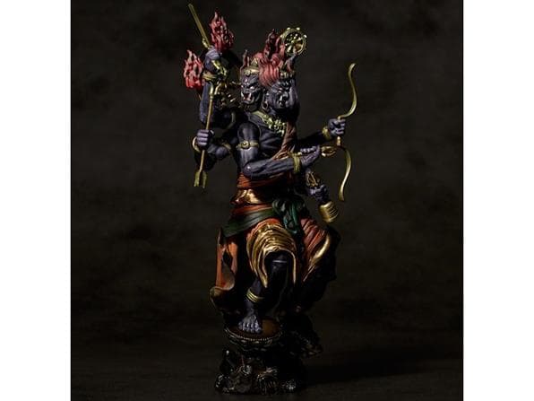 金剛夜叉明王 タケヤ式 自在置物 フィギュア KT-023 着彩