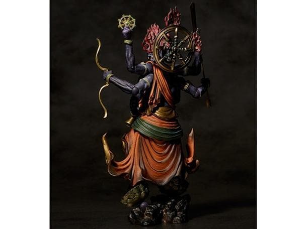 金剛夜叉明王 タケヤ式 自在置物 フィギュア KT-023 着彩