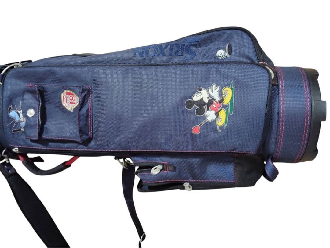 スリクソン ディズニー コラボ GGC-S087L キャディバッグ ネイビー