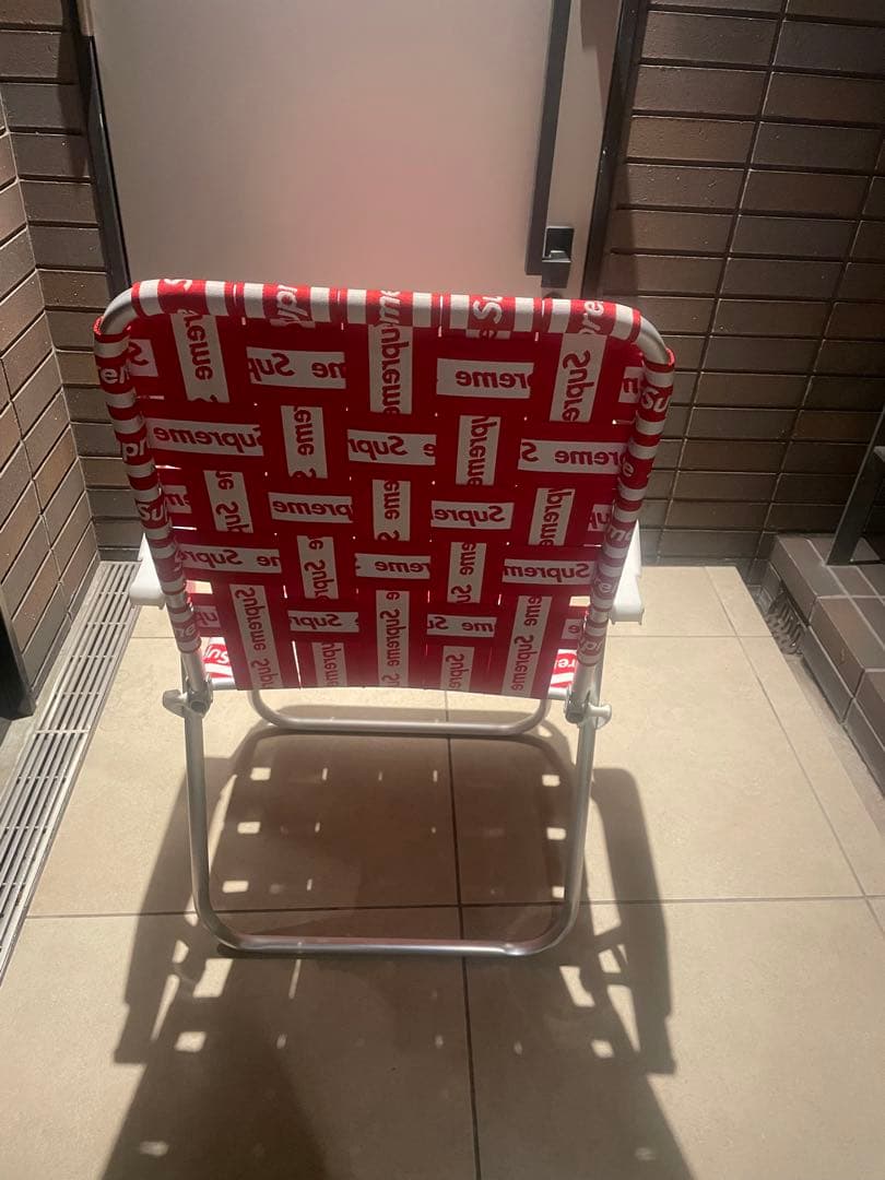 Supreme Lawn Chair red 極美中古
