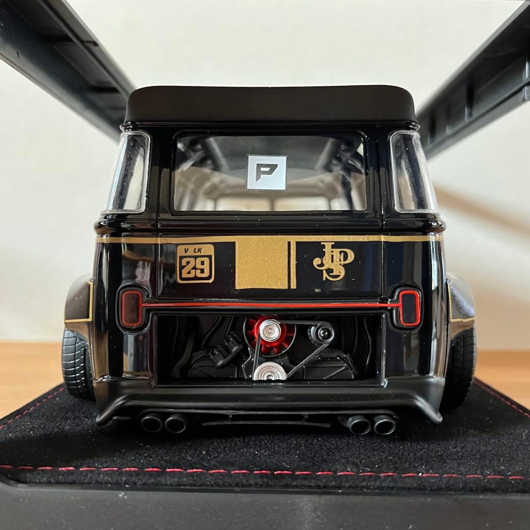 PYOMAROさま専用1/18 フォルクスワーゲン バス JPSカラー
