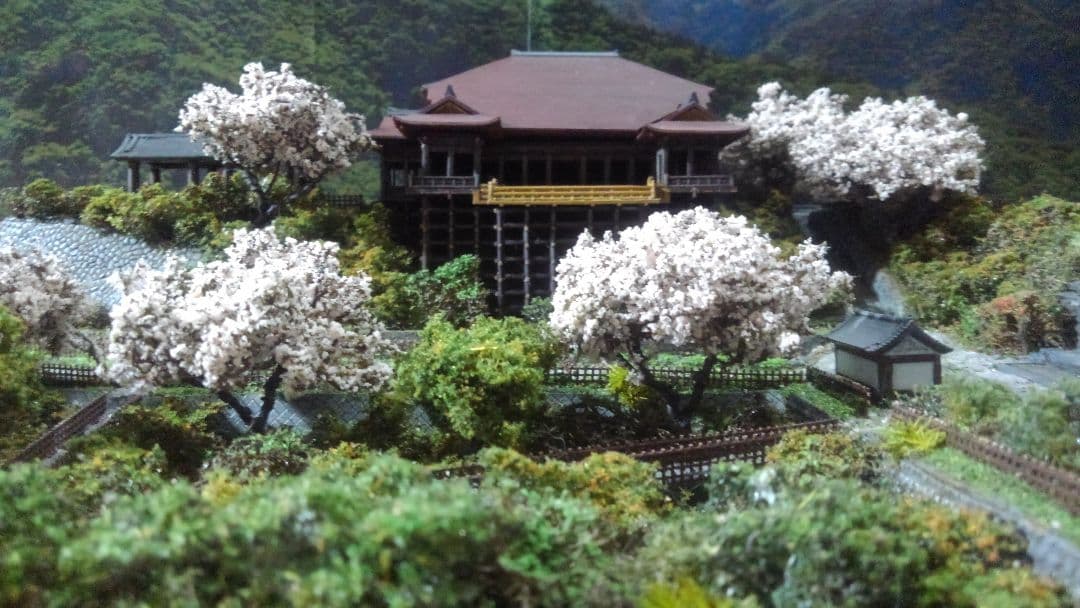プラモデル✨神社✨寺✨お城✨ミニチュア✨ジオラマ✨３０㎝×２４㎝✨製作受付中❗