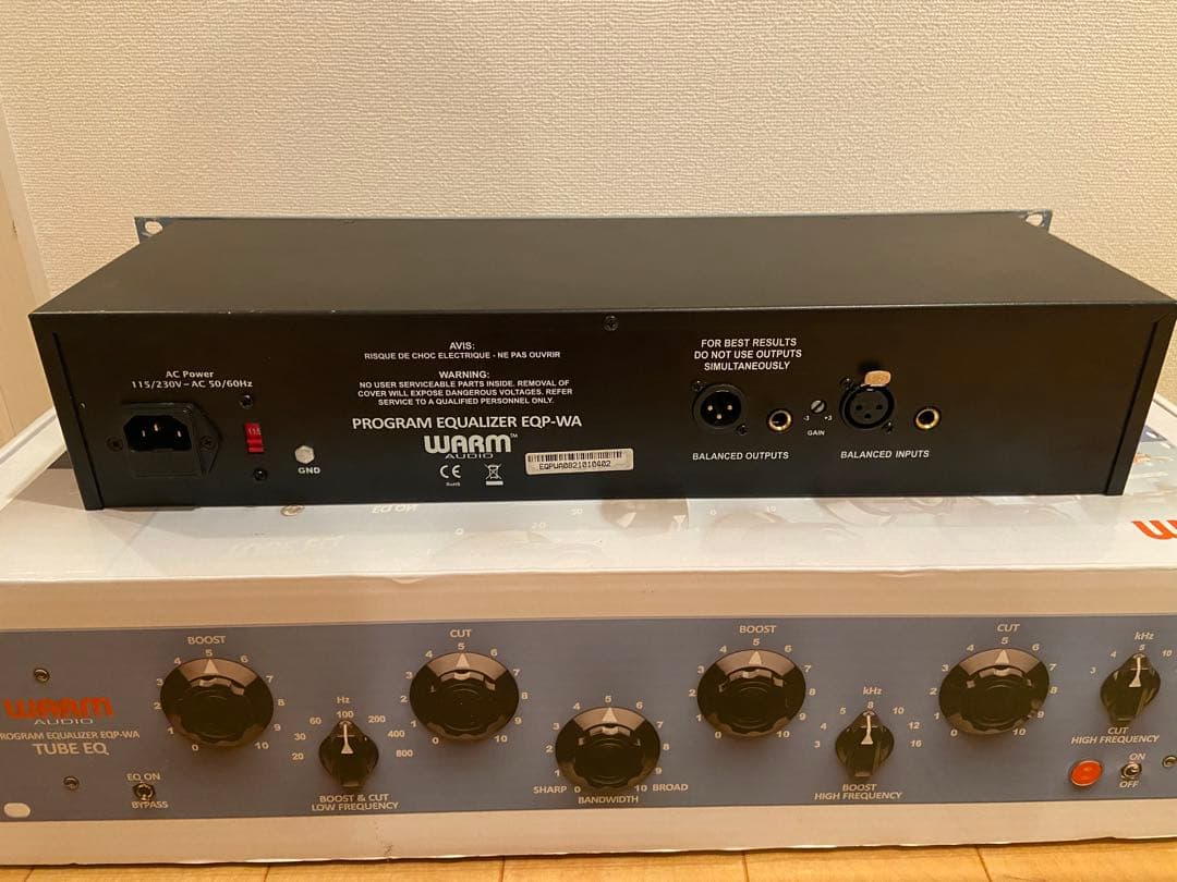 WARM AUDIO / EQP-WA パラメトリック・イコライザー
