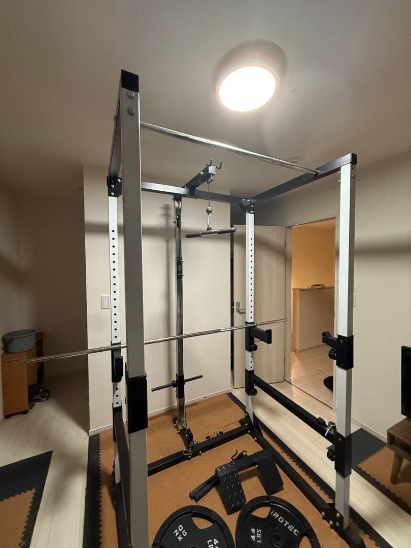 オリバー。バーベルラック プルダウンバー付き