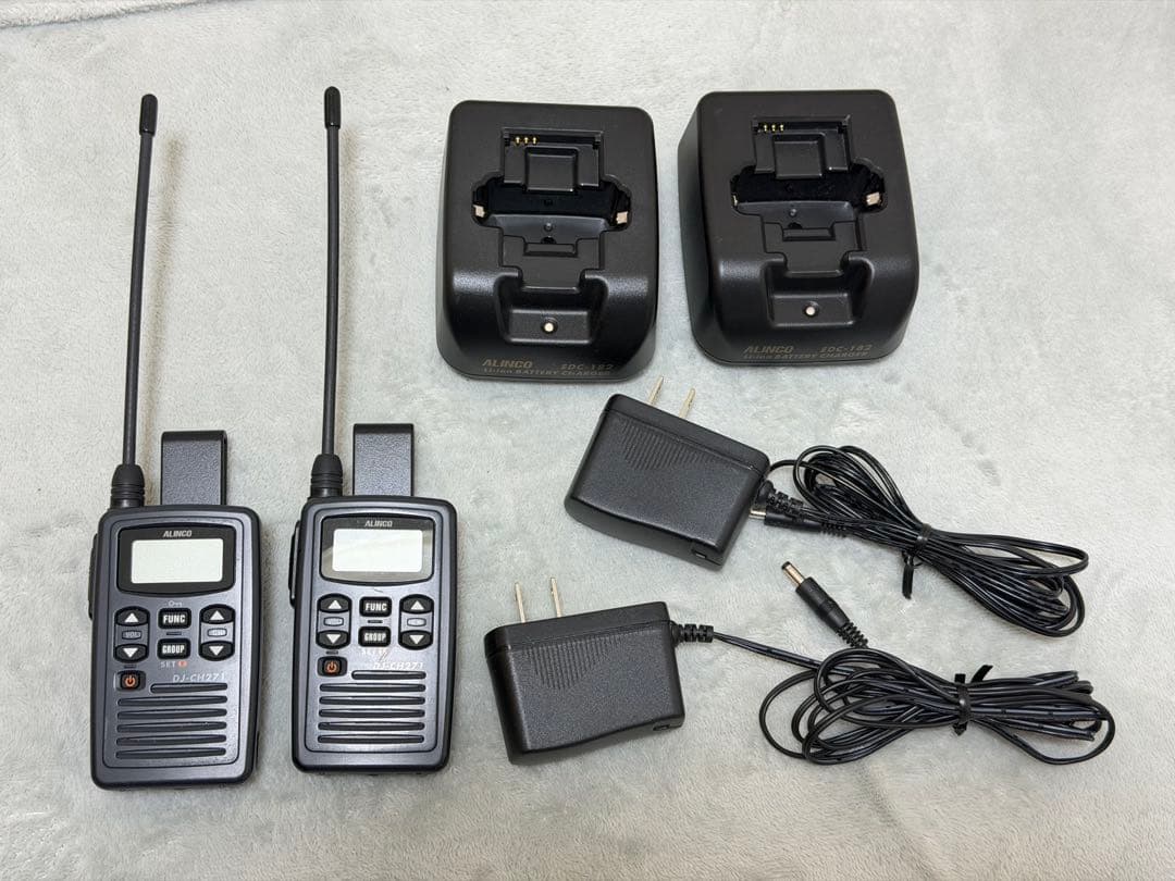 【2台セット】アルインコ特定小電力トランシーバー DJ-CH271