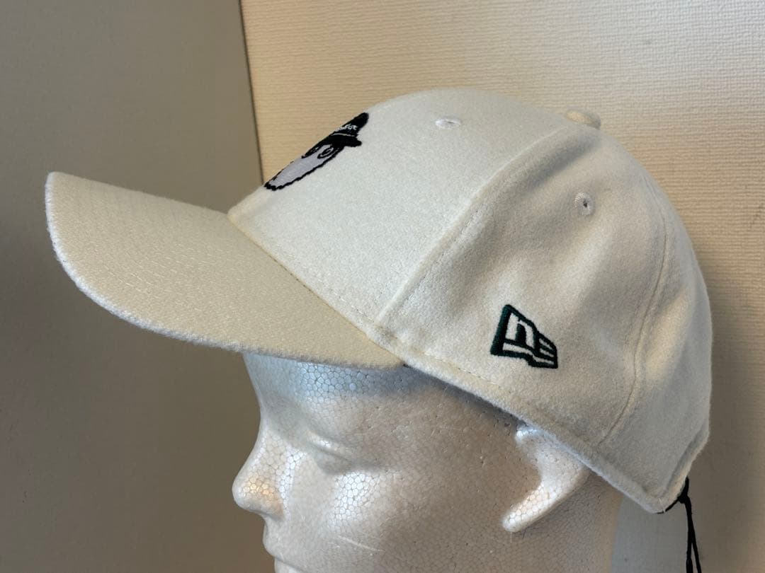 ニューエラ/帽子/マルボン/コラボ/ロゴ/別注/ゴルフ/限定/ホワイト/未使用