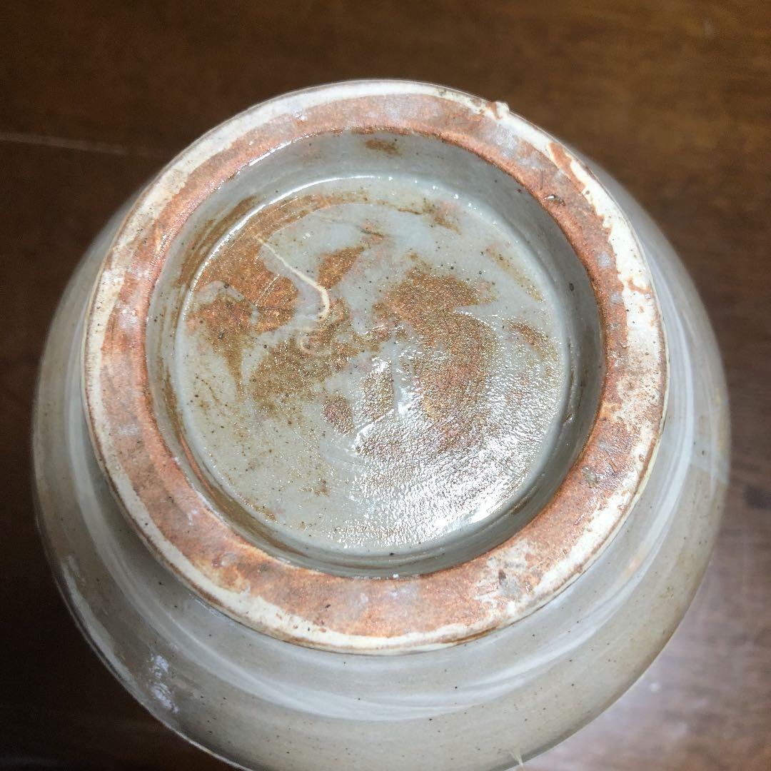 粉青沙器牡丹文瓶李朝写し