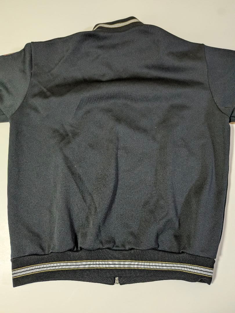 80s デサント 阪神タイガース　ジャージ トラックジャケット O ブラック 黒