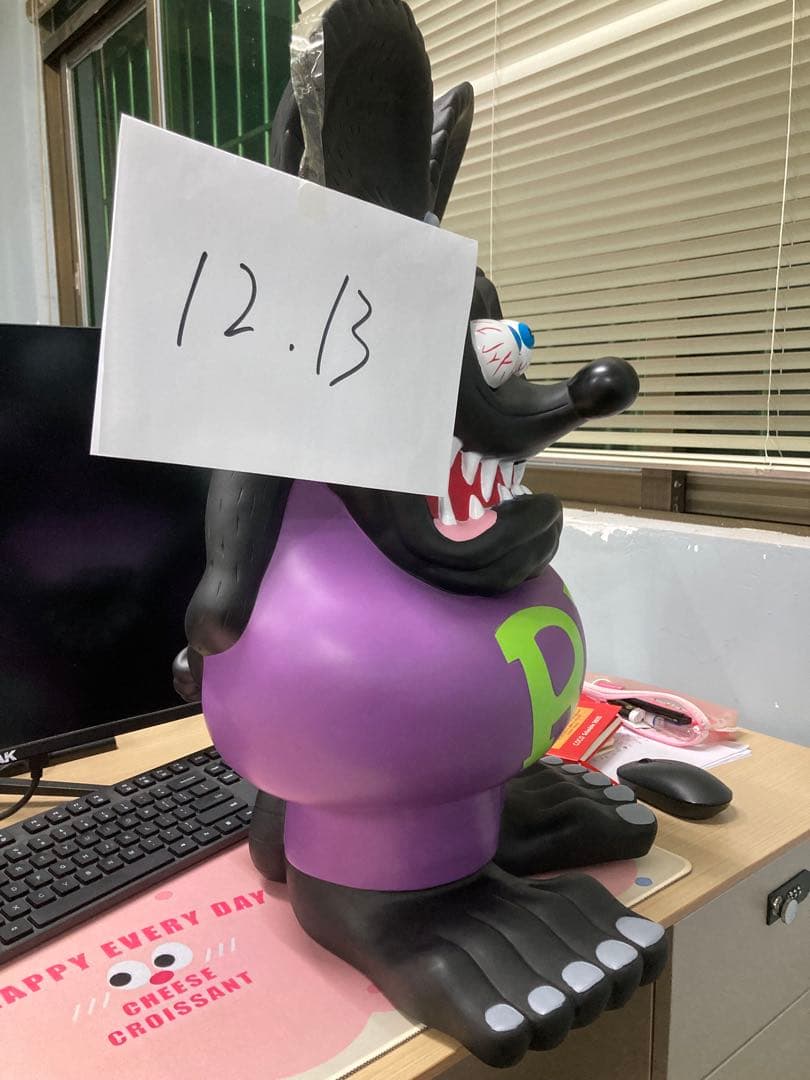 ラットフィンク　特大貯金箱　特大フィギュア 60cm　黒　ブラック