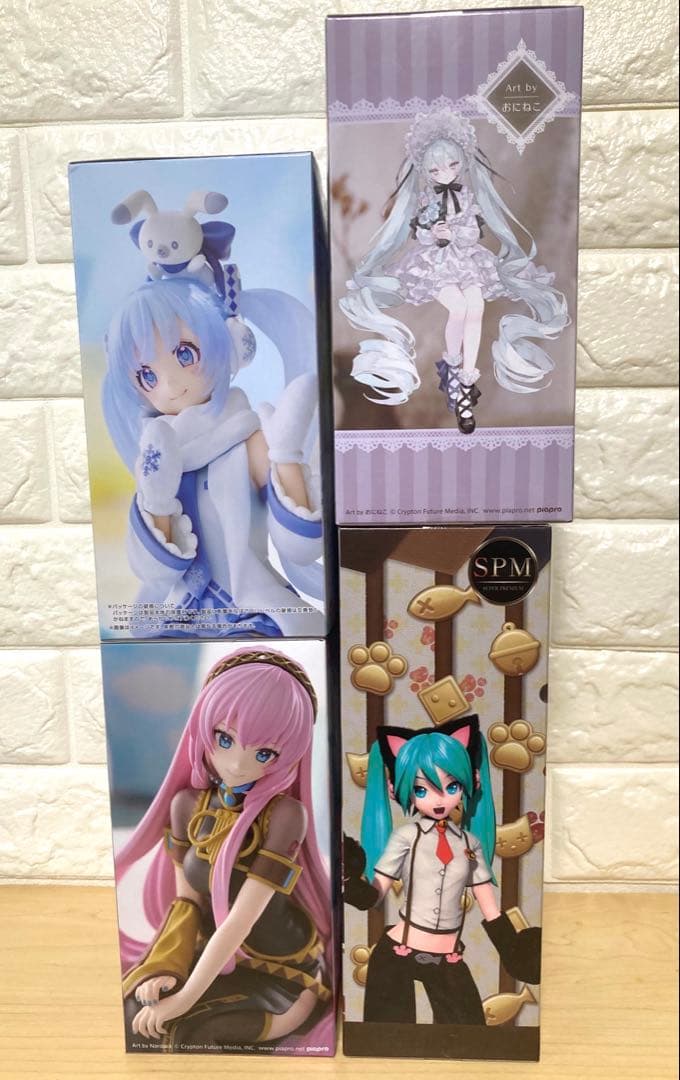 【未開封】初音ミク　フィギュア　ぬーどる　SPM ヴィンテージ　雪　巡音ルカ