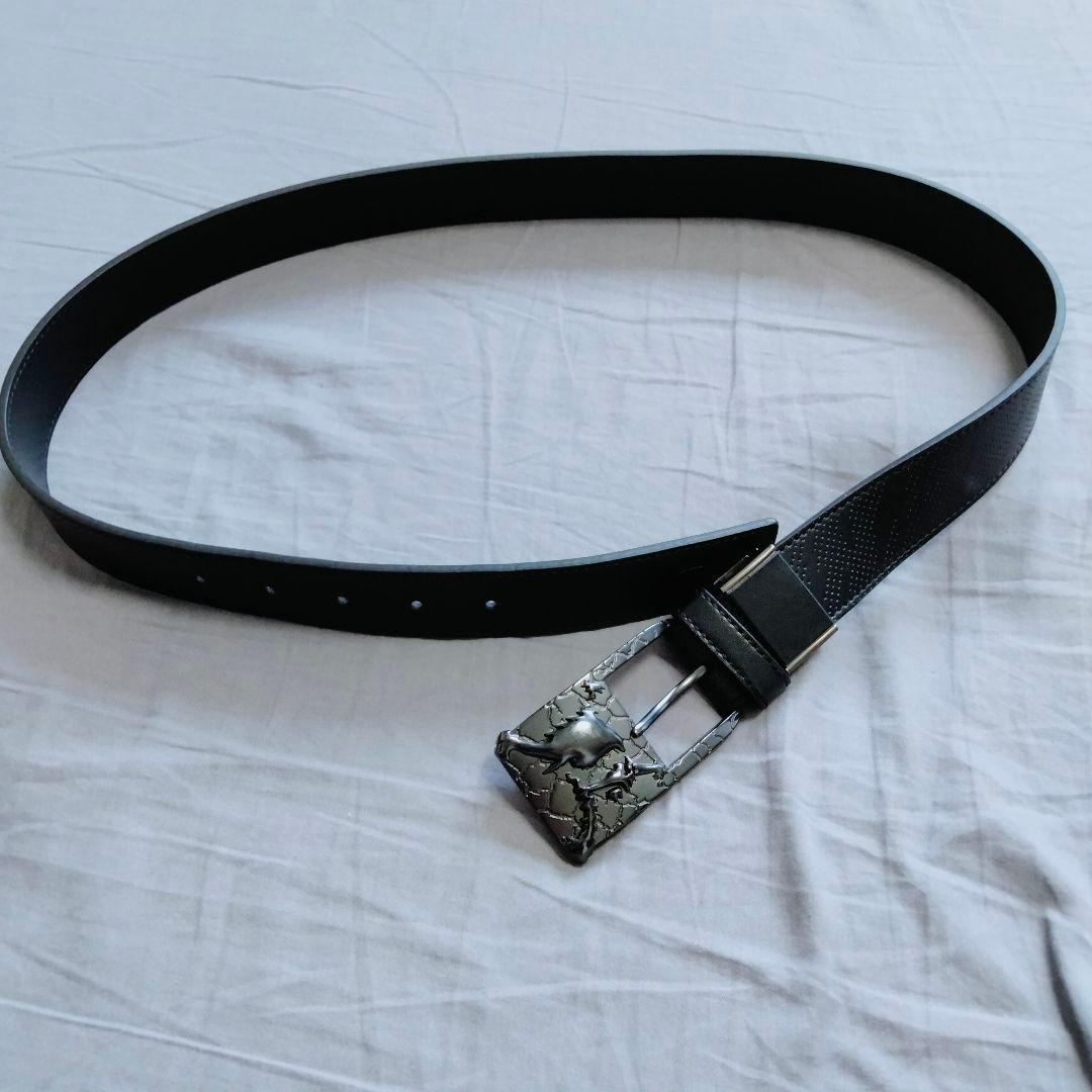 オークリー　ゴルフ　ベルト　ブラック　スカル