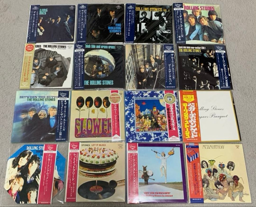 【美品】 ROLLING STONES復刻版 CD紙ジャケット 16作品セット