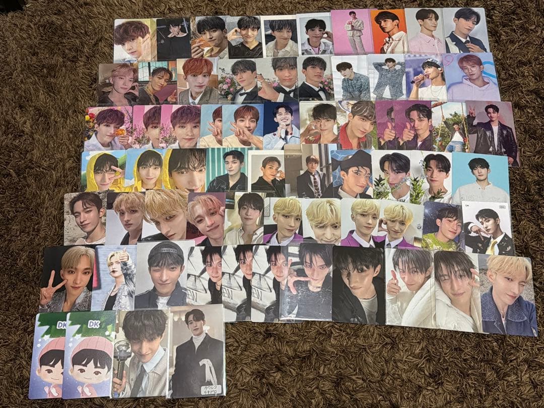 SEVENTEEN 　公式　特典　グッズ　トレカ　全メンバー　1000点以上