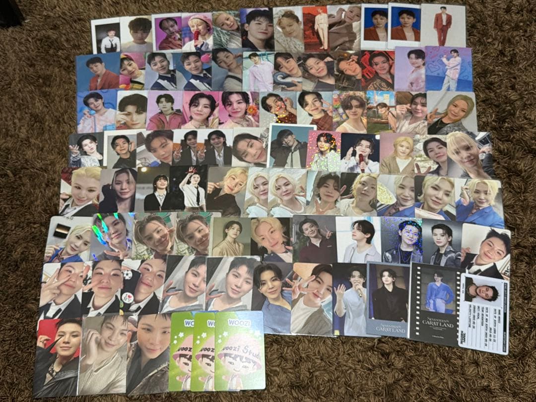 SEVENTEEN 　公式　特典　グッズ　トレカ　全メンバー　1000点以上