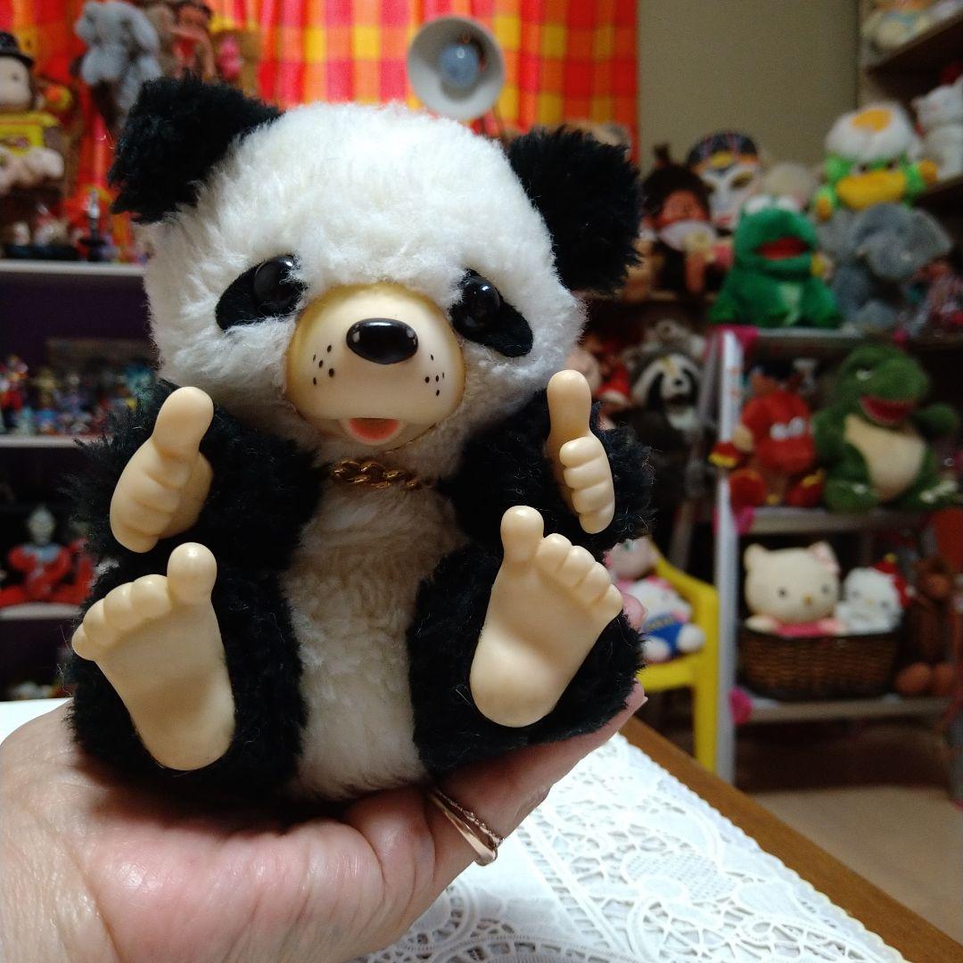 モンチッチ　レトロファーストぬいぐるみ　パンダ　指すい　本日限定お値下‼️
