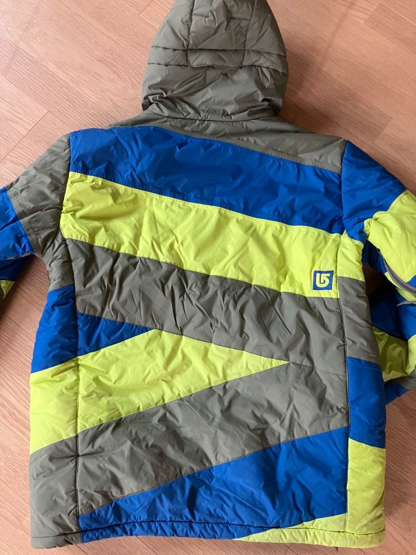 値下げ!!BURTON スノーボードウェア フード付き ネオンカラー 上のみ