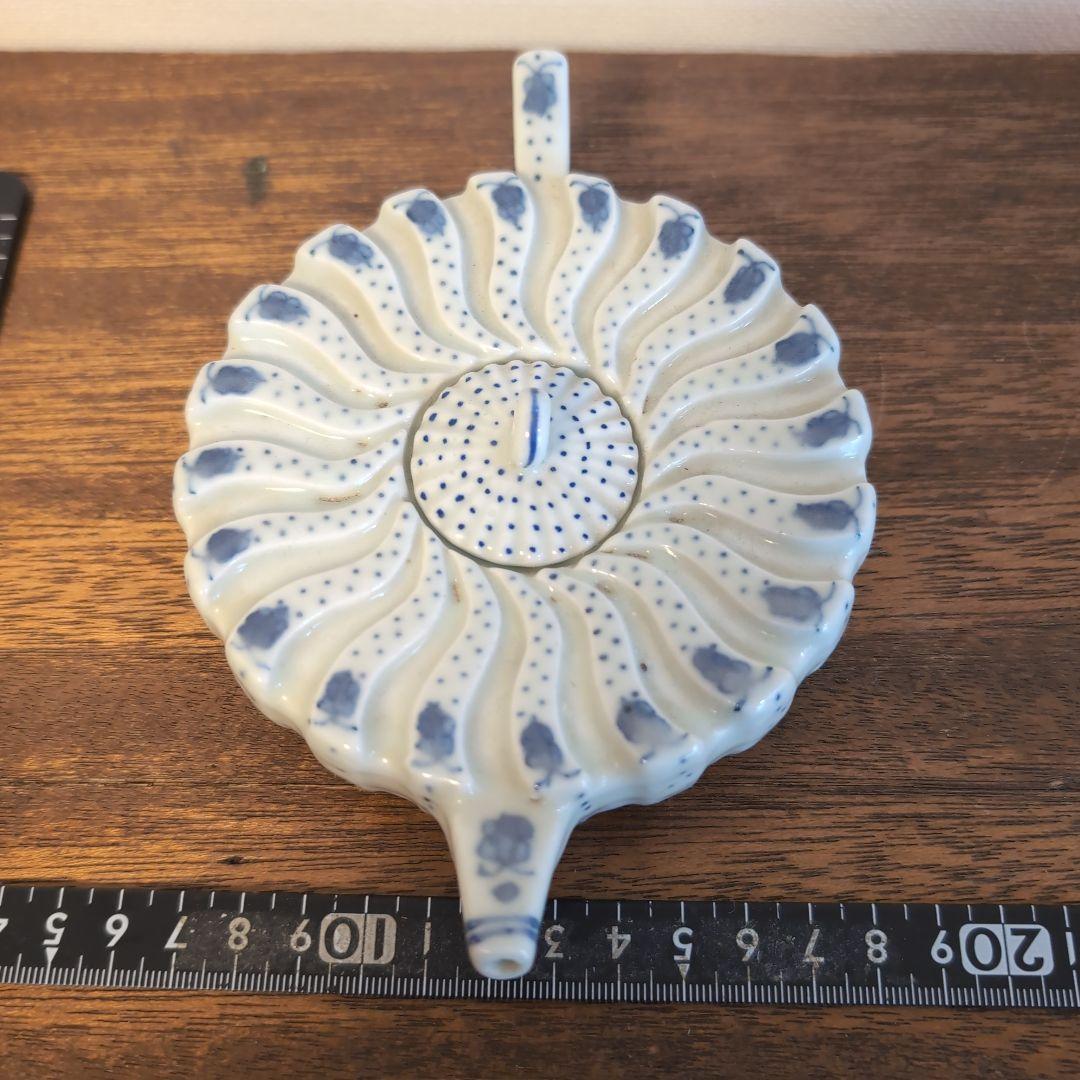 古染付　水差水滴　急須　大清雍正年製銘　書道具　骨董アンティーク工芸品　中国古玩