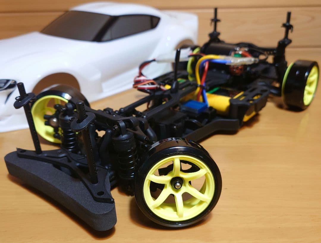 アライブフーン映画S15シルビアLEDボディ＆ヨコモドリパケ2WDフルセット完成