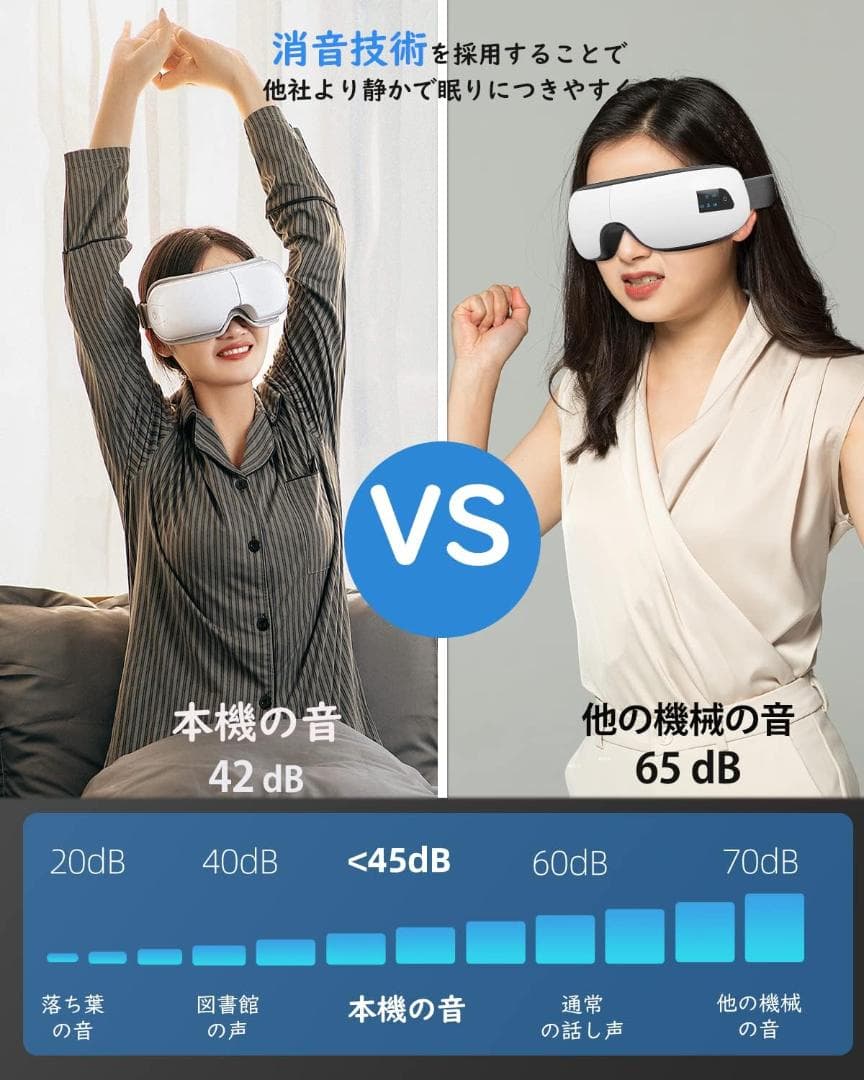 アイウォーマー 目元エステ アイケア Bluetooth 音楽 ホットアイマスク