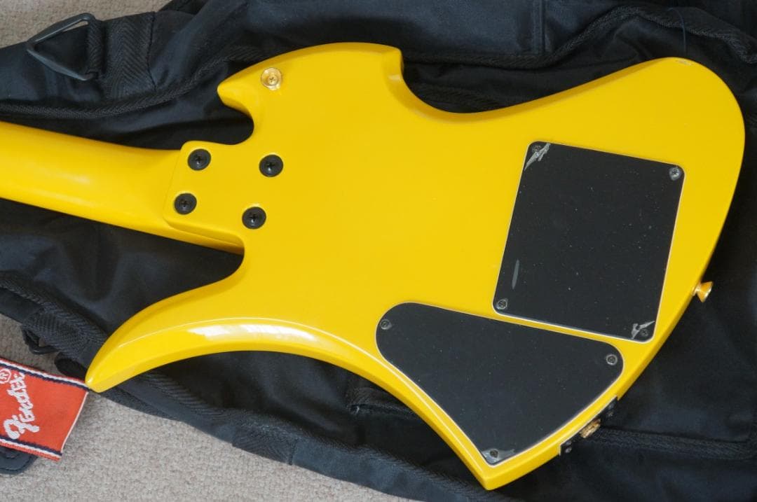 hide イエローハート Jr YH-JR Burny アンプ内蔵 ミニギター