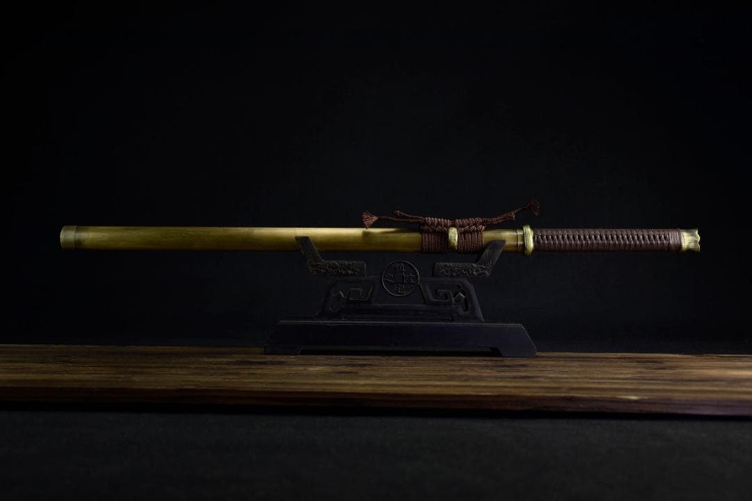 新型：02155 日本刀 模造刀 居合刀 武士道 武蔵 鑑賞用 手鍛造打