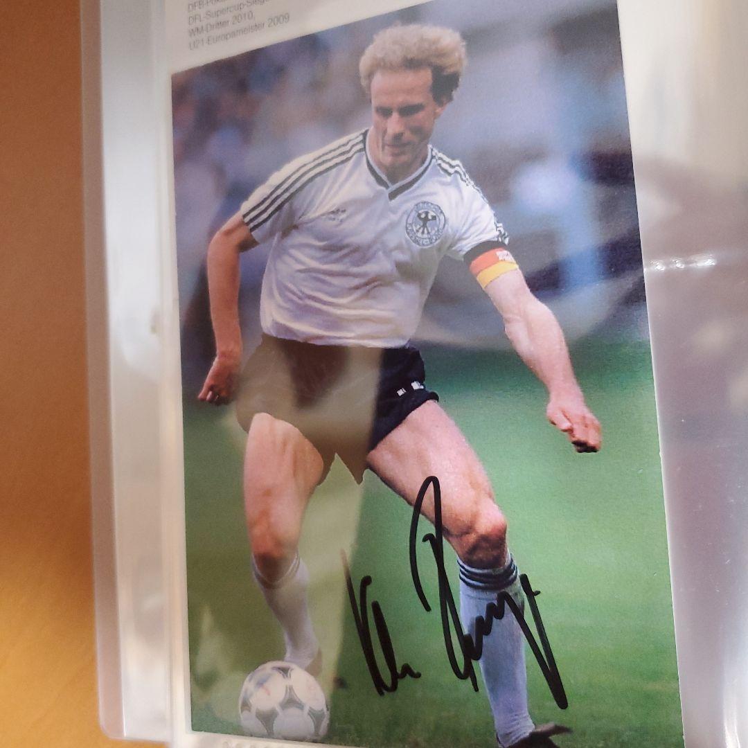 サッカー選手サイン　②　直筆サイン