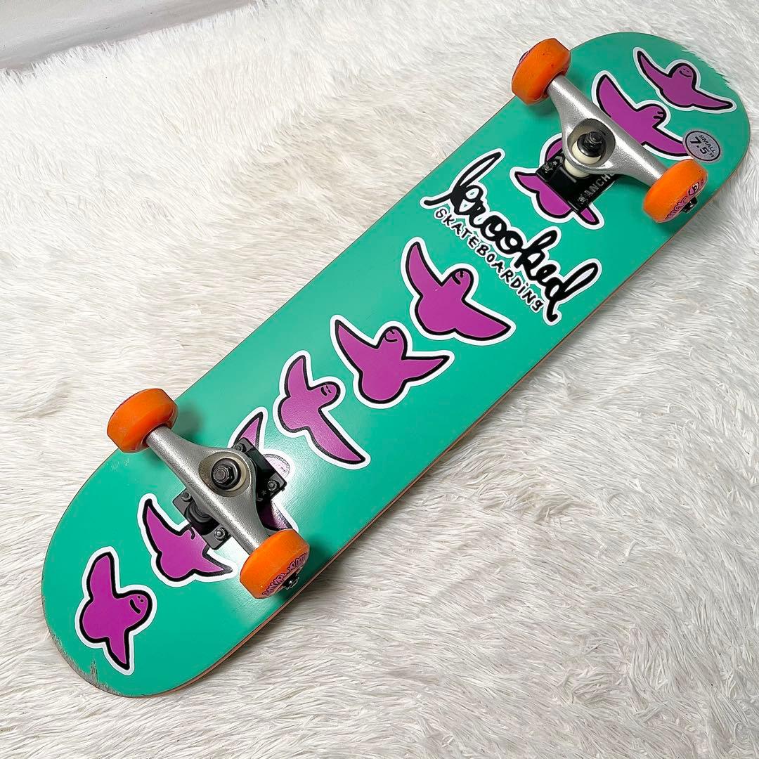 【美品】KROOKED クルキッド スケートボード コンプリート