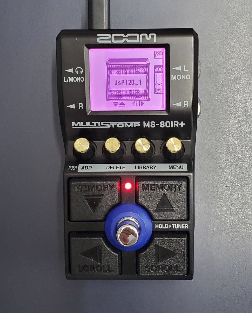 MS-80IR+ MultiStomp アンプシュミレーター ファームウェア最新