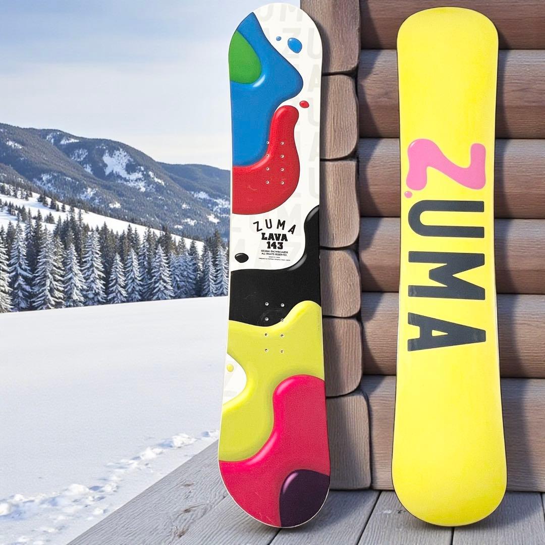 【美品】 ZUMA LAVA 143 スノーボード