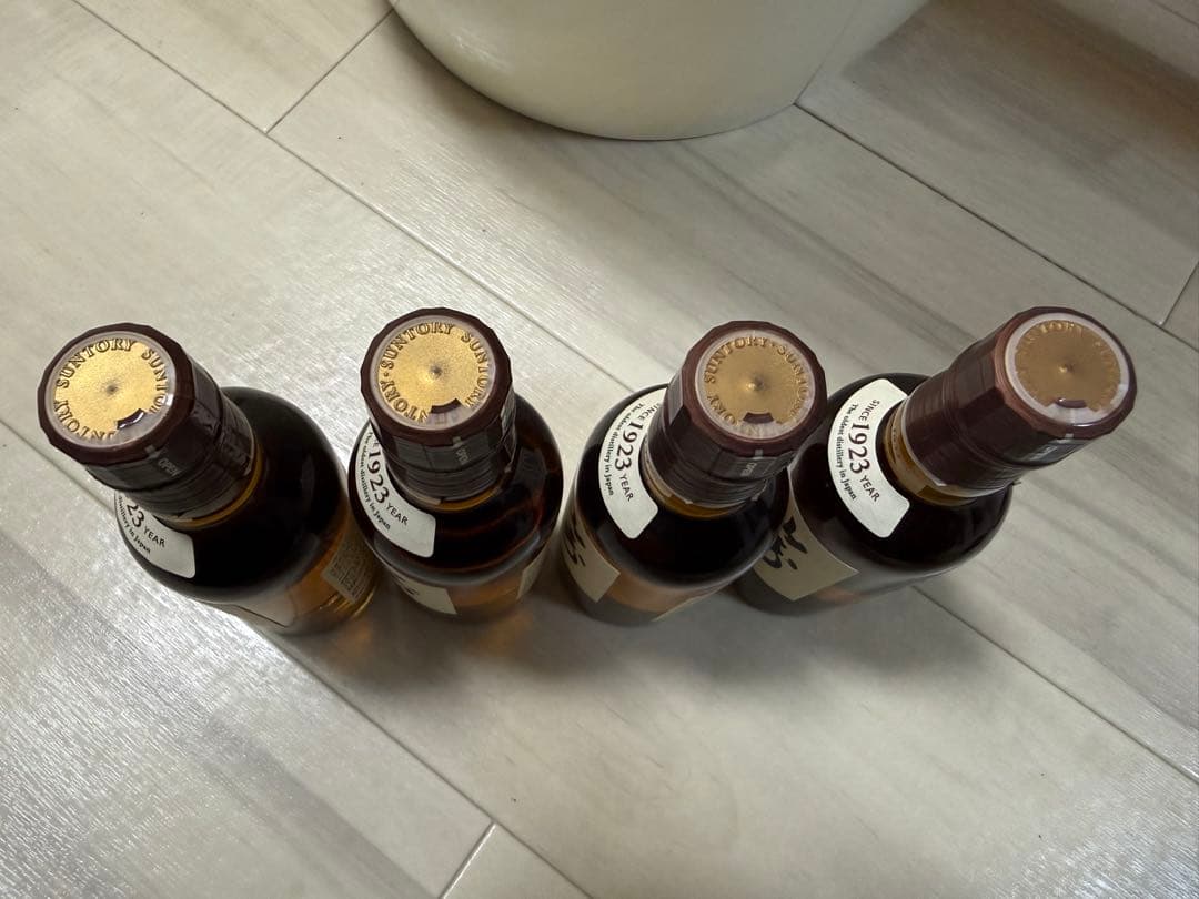 【送料込】ウイスキー　山崎NV 180 ミニボトル　4本　国産　シングルモルト