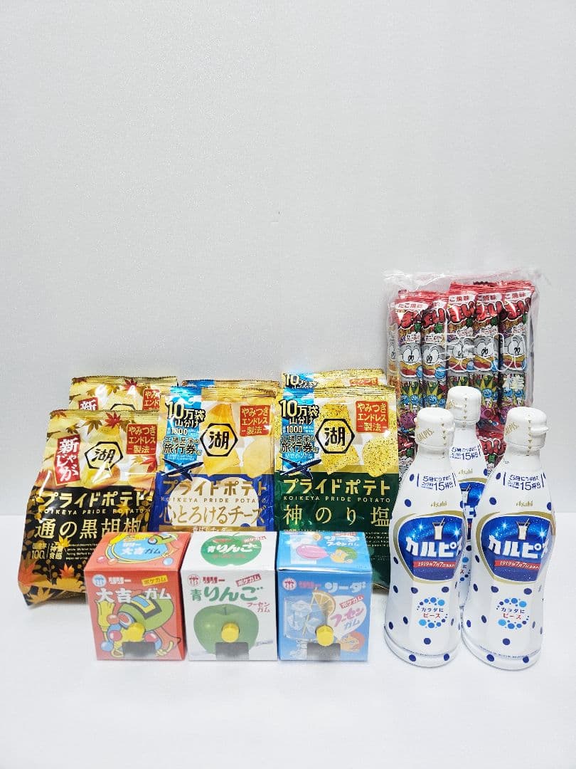 Ａ お菓子 まとめ売り アミューズメント カルピス ぷくぷくたい 忍者めし ガム