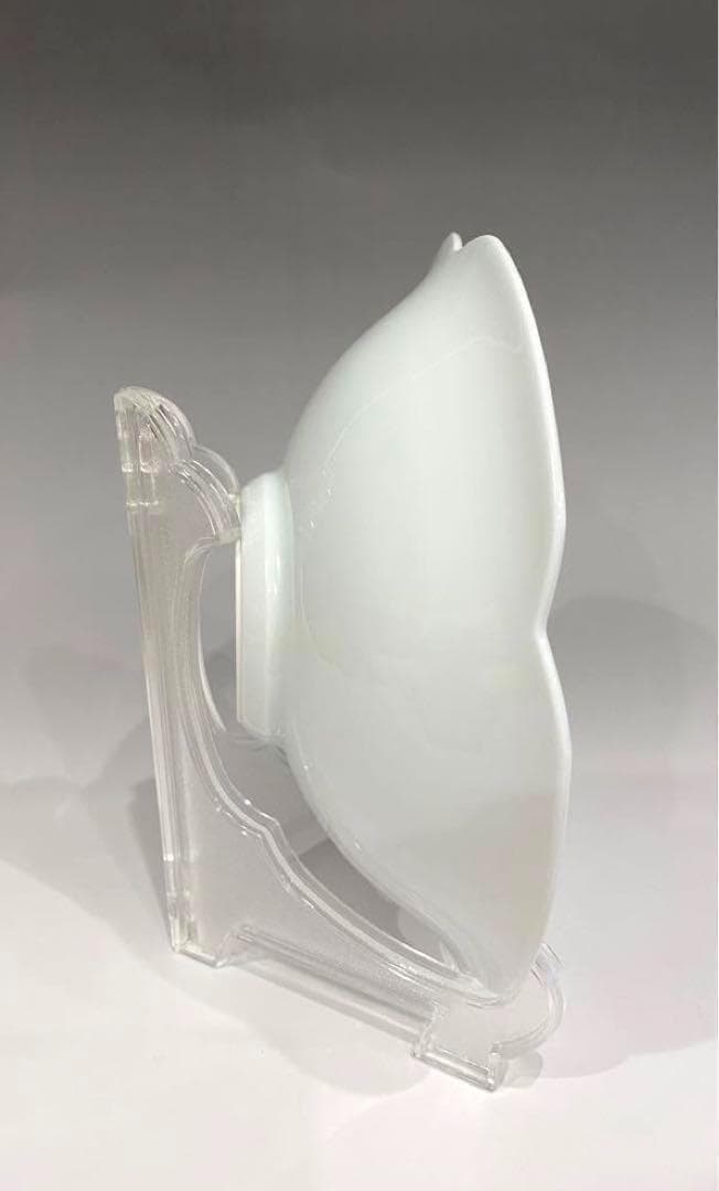 ◆未使用美品◆人間国宝　井上萬二作　白磁彫文　菓子鉢 有田焼