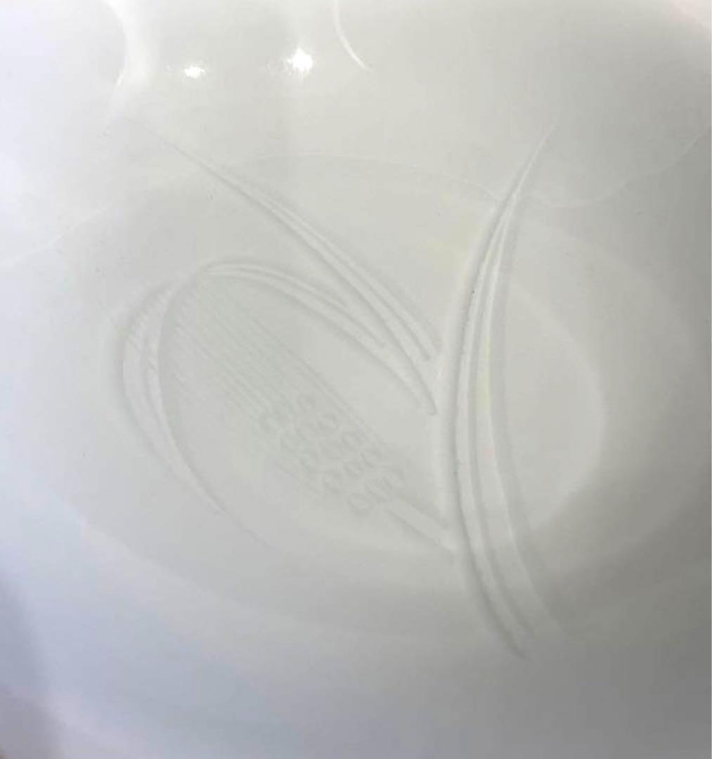 ◆未使用美品◆人間国宝　井上萬二作　白磁彫文　菓子鉢 有田焼