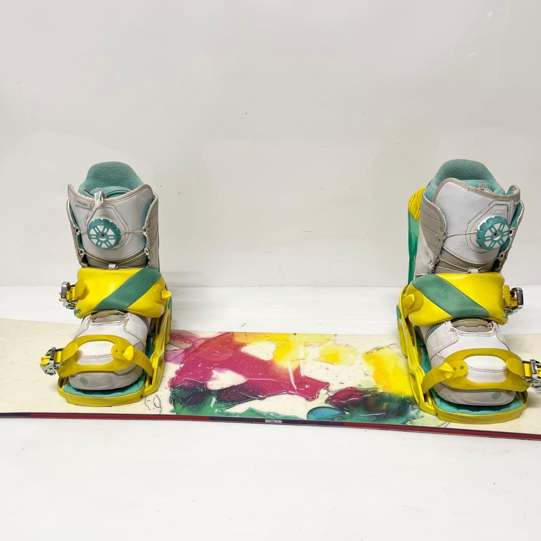 レディース　SALOMON BURTON スノボセット　バートン　スノーボード