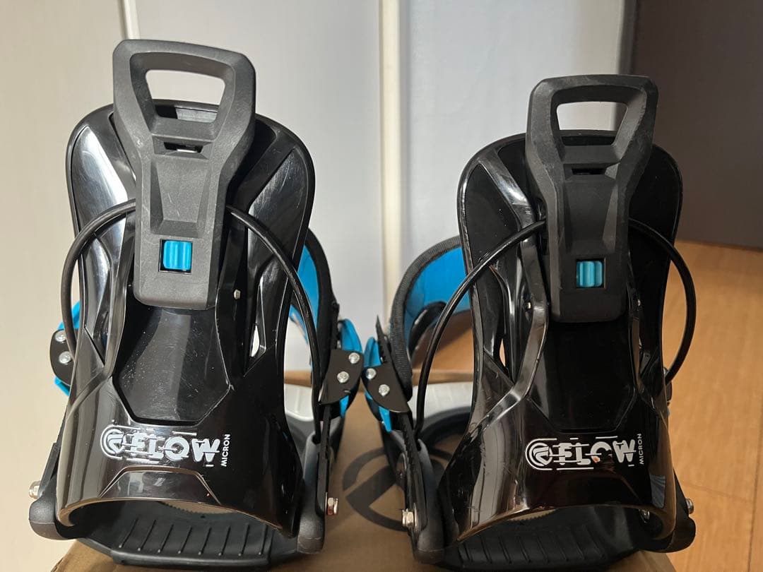 FLOW MICRON ビンディング XS ブラック/ホワイト　キッズ　フロー