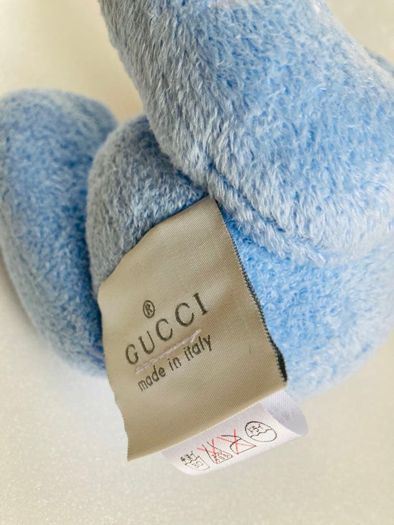 新品◆GUCCI グッチ　GGキャンバス　テディベア　モフモフテディ　イタリア製