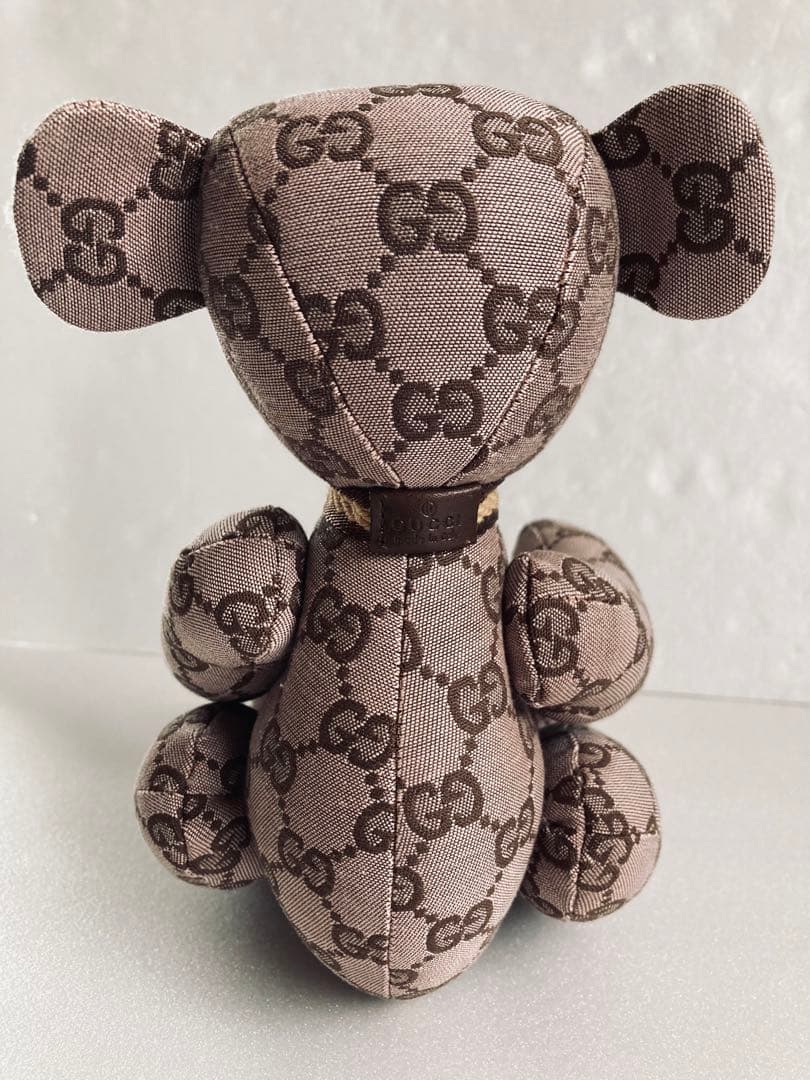 新品◆GUCCI グッチ　GGキャンバス　テディベア　モフモフテディ　イタリア製