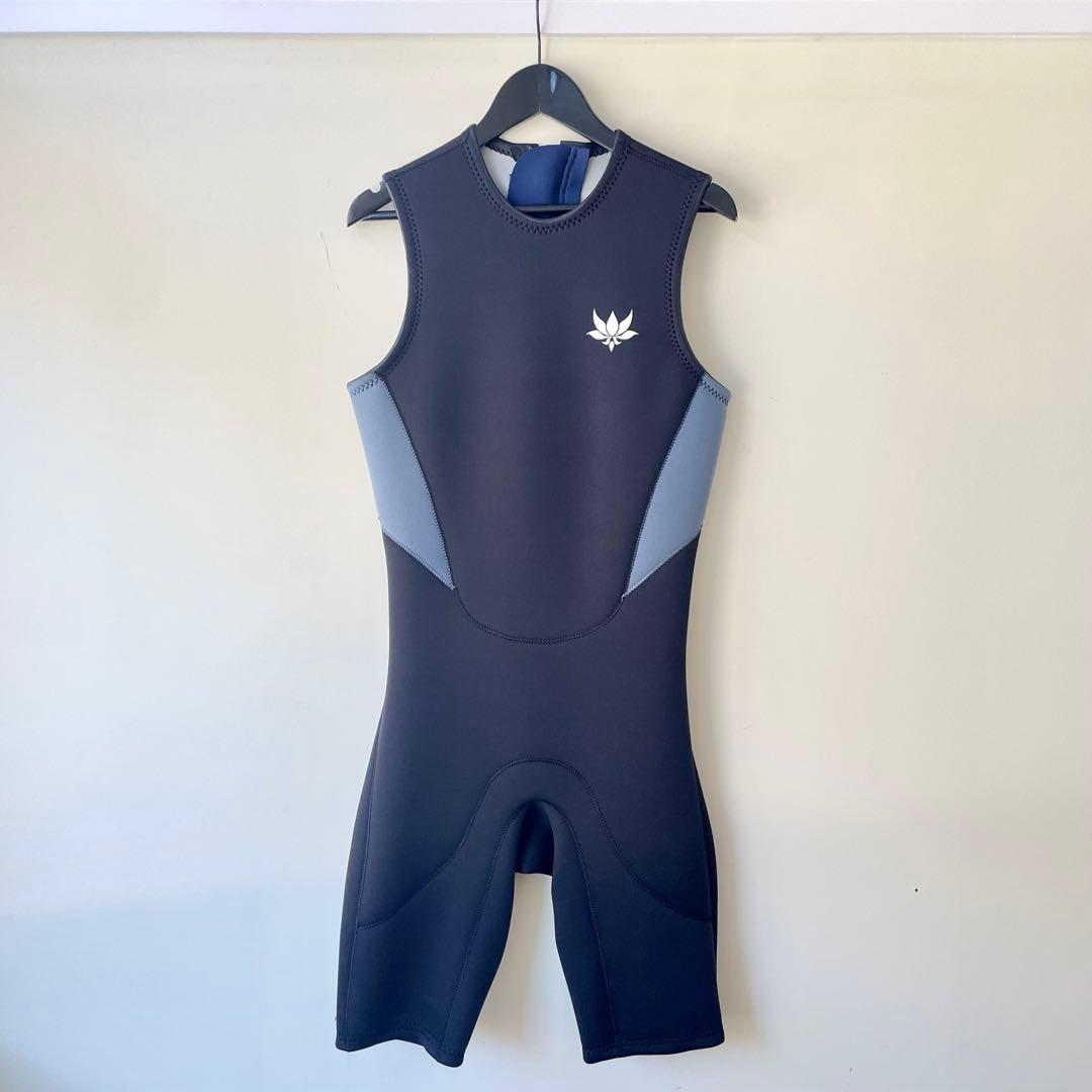 ウェットスーツ ML、MLBブラック/ブルー　ショートジョン