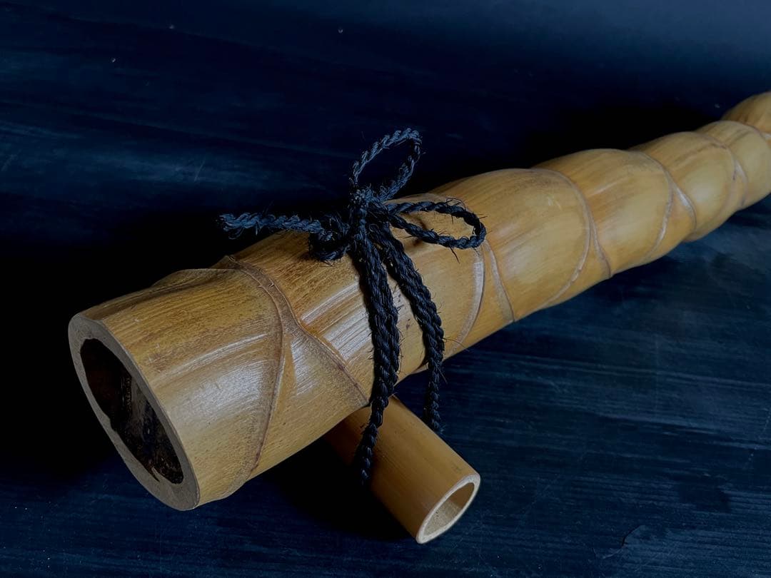 「母」 亀甲竹 結界 竹 紙箱 茶道具 風炉先 煎茶 （Ｂ）