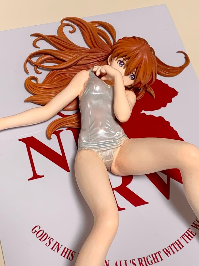 クルシマ製作所　アスカ　ガレージキット　塗装済み完成品　エヴァ