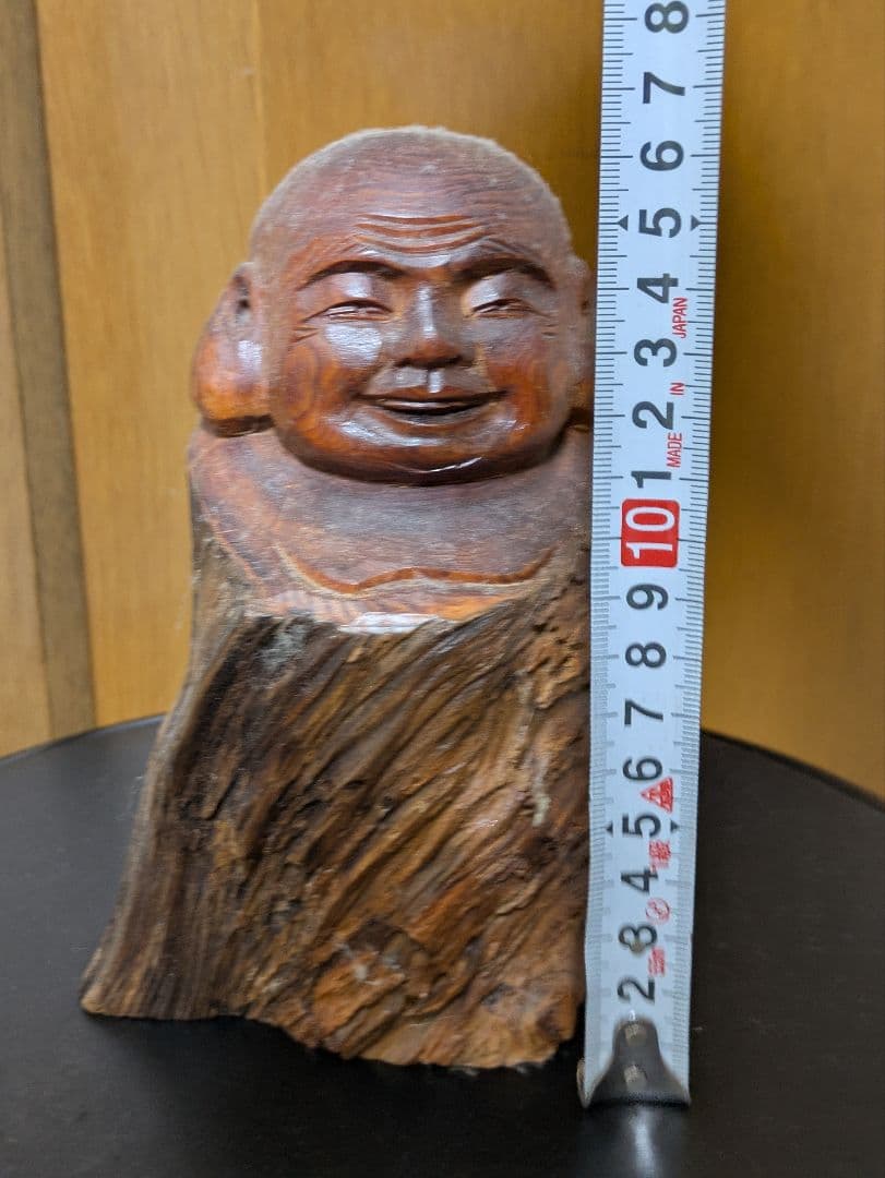 七福神　木製仏像風彫刻 約10cm〜15cm